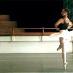 what sorcery is this. the longer i watch her, the faster she spins.  If you stare at . …