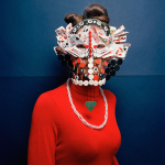 “Masques” series by swiss artist Marie Rime.