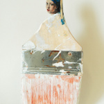 Exquisite historical portraits produced on old paintbrush handles. By San Francisco-based artist Rebecca Szeto.